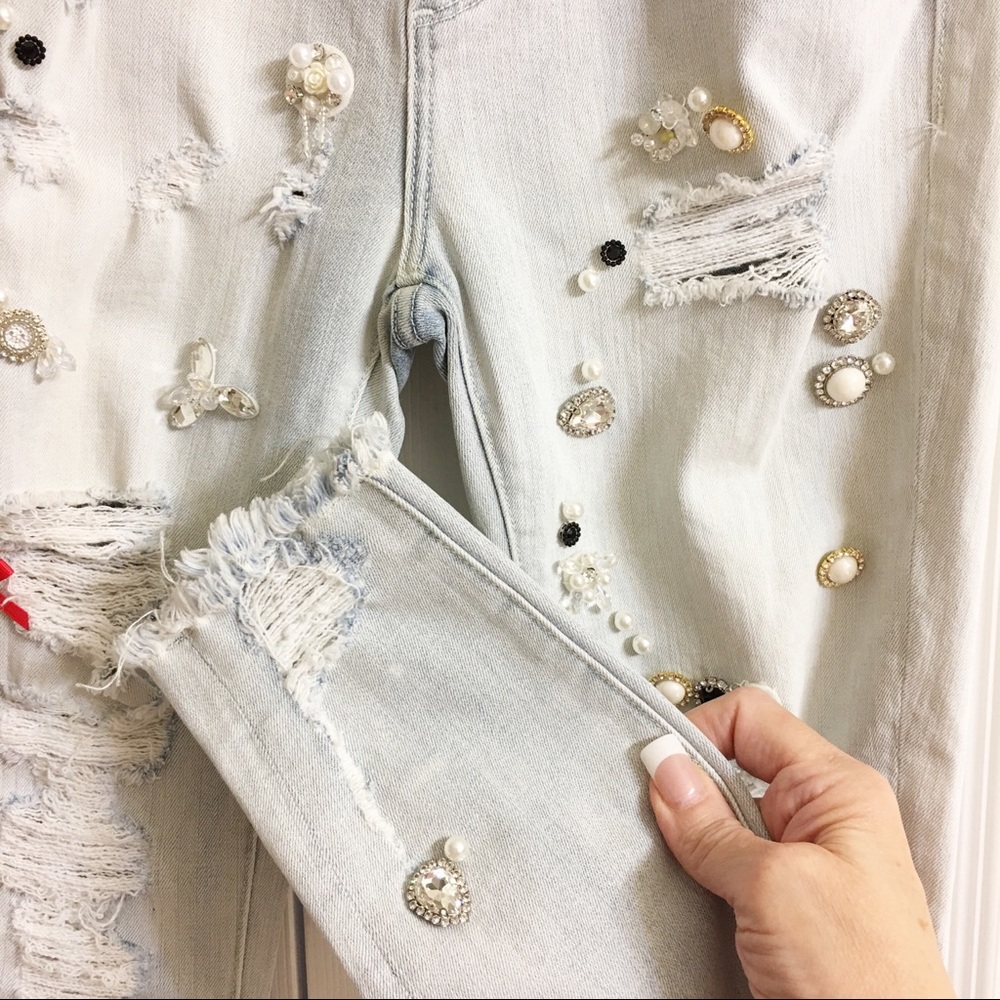 (#A-14)  Driftwood Jackie Jeans Size 26w 28 L